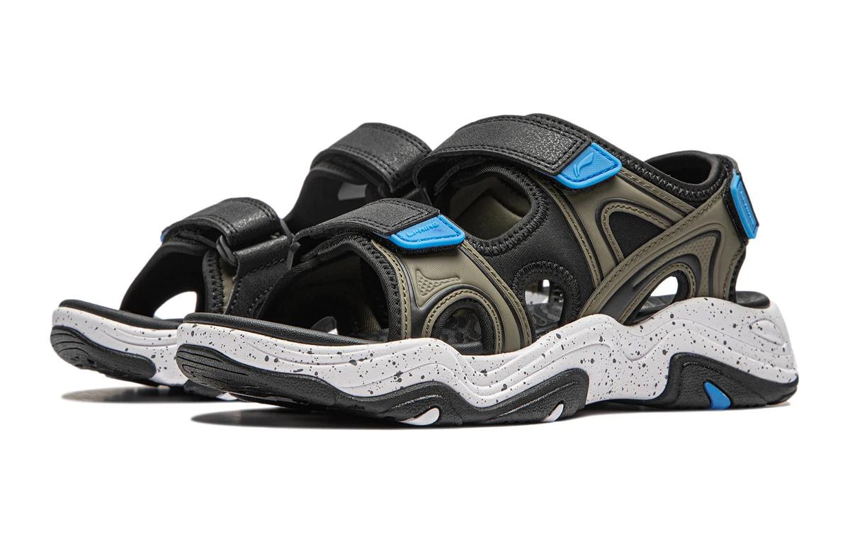 Lookbook (PS) Sandalias Li-Ning KOKO 'Negro Verde'. YKUU022-5