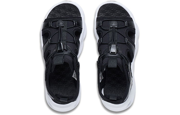 Lookbook (Preschool) Li-Ning Lifestyle Sandals 'Summer Breathable Black' YKUT030-1