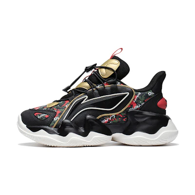 (PS) Li-Ning Lifestyle Series 'Gold Black Letter Pattern'