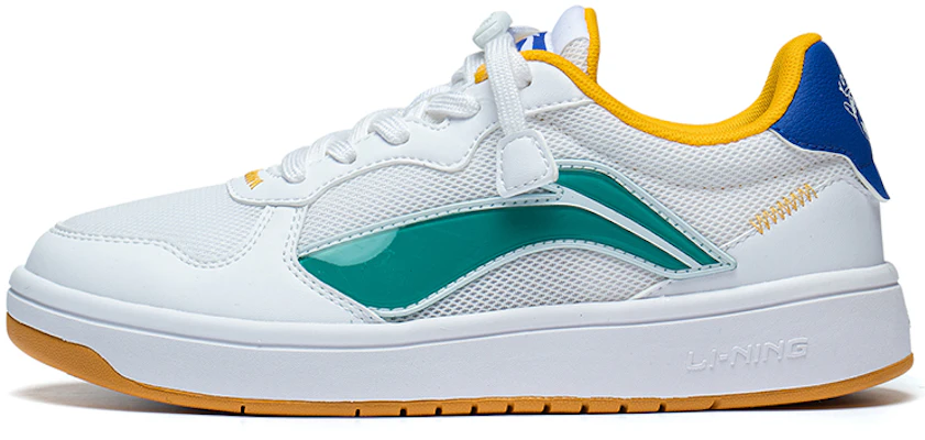 大童 李寧兒童 運動生活系列 減震回彈透氣 低筒 兒童板鞋 標準白深果綠 Buy 大童 李寧兒童 運動生活系列 減震回彈透氣 低筒 兒童板鞋 標準白深果綠
