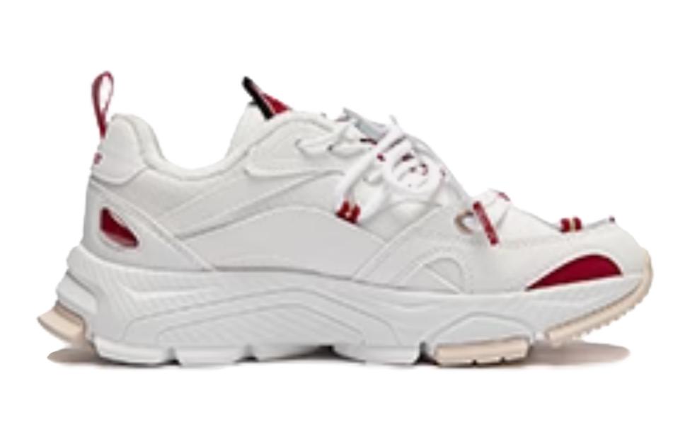 Order 大童 李寧兒童 運動生活系列 減震耐磨 兒童休閒鞋 標準白公牛紅