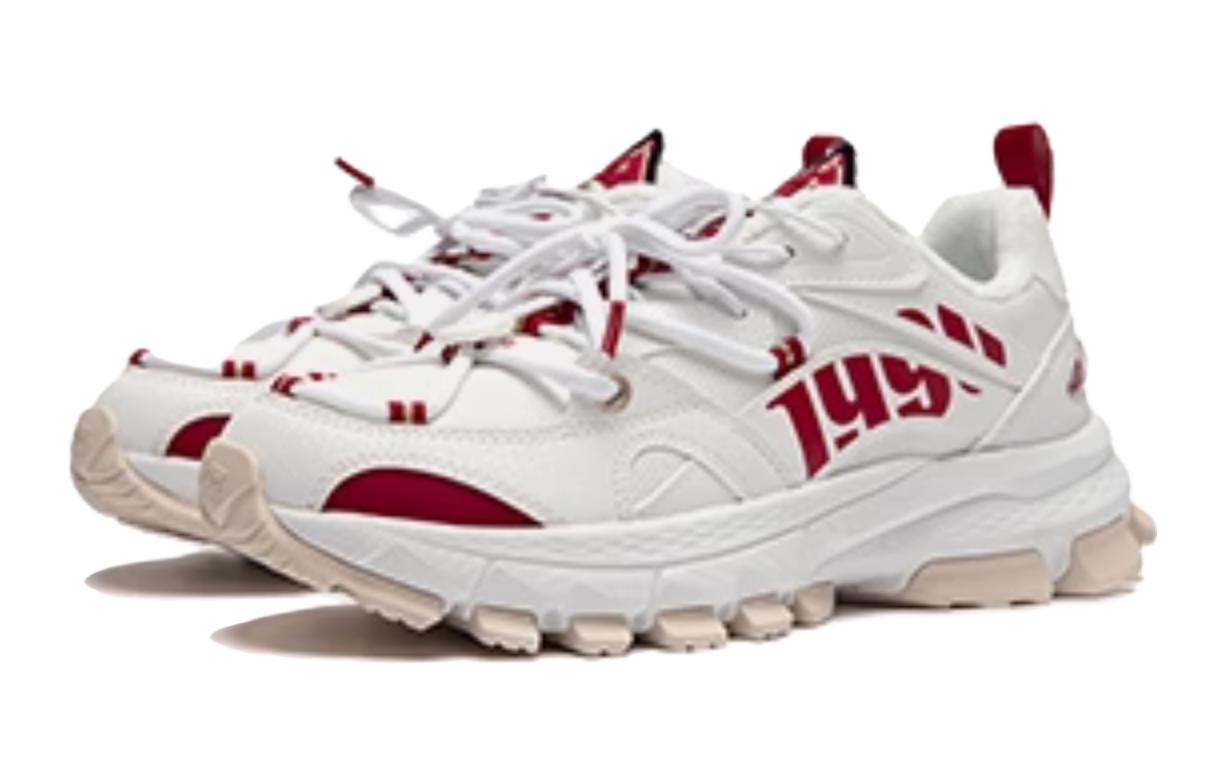 Lookbook 大童 李寧兒童 運動生活系列 減震耐磨 兒童休閒鞋 標準白公牛紅