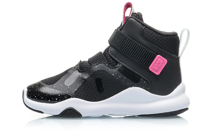 (Preschool) Li-Ning Lifestyle Series High-Top 'Black and White' YKAP074-11