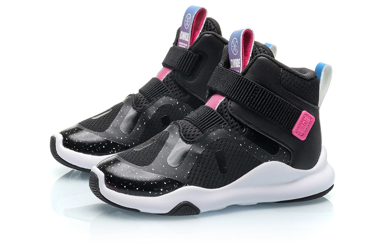 Lookbook (Preschool) Li-Ning Lifestyle Series High-Top 'Black and White' YKAP074-11