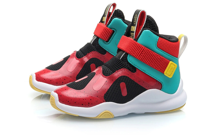 Lookbook (Preschool) Li-Ning Lifestyle Series High-Top 'Comfort Red' YKAP074-3