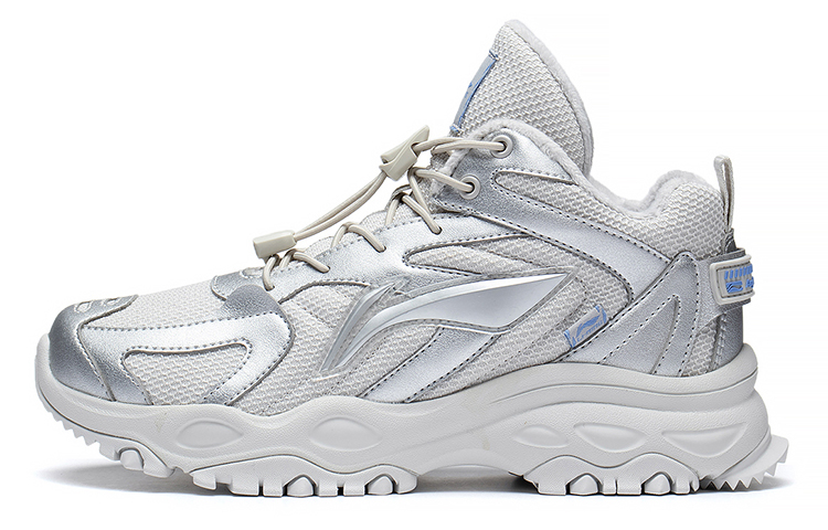 (Preschool) Li-Ning Lifestyle Series Low-Top 'Antarctic Grey Lettering' YKCS210-5