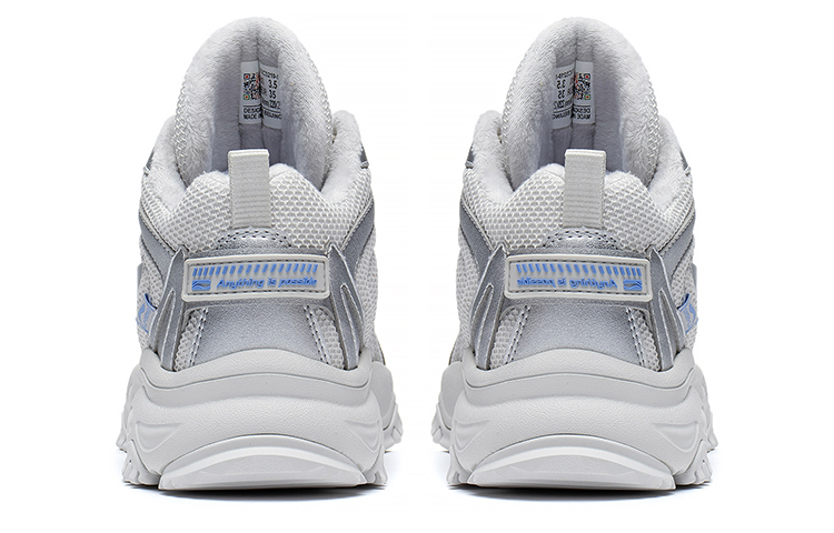 Shop (Preschool) Li-Ning Lifestyle Series Low-Top 'Antarctic Grey Lettering' YKCS210-5