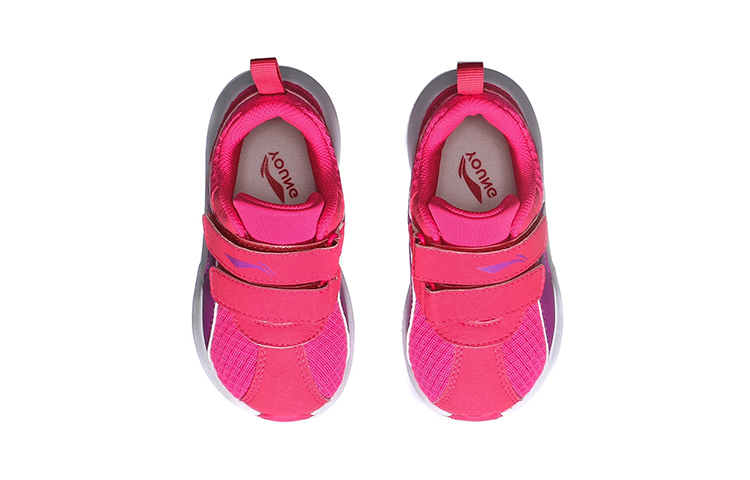 Lookbook (Preschool) Li-Ning Lifestyle Series Low-Top 'Soft Comfort Pink Purple' YKAP148-4