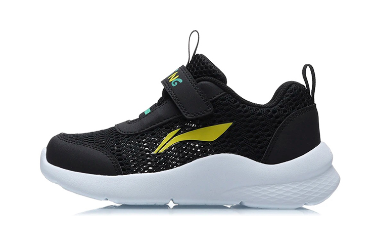 (PS) Li-Ning Lifestyle Series Velcro Low-Top Sneakers 'Soft CMFT Black'