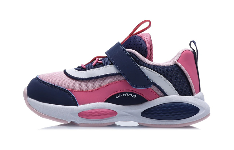 (Preschool) Li-Ning Lightweight Comfortable Running Shoe 'Ice Crystal Pink' YKNQ066-2