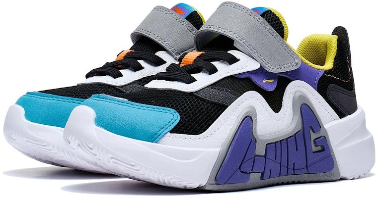 (Preschool) Li-Ning LN 90 'Black White Purple' YKNT054-3 Lookbook (Preschool) Li-Ning LN 90 'Black White Purple' YKNT054-3