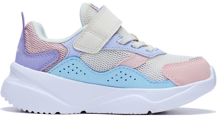 (Preschool) Li-Ning LN 90 'Grey Pink Blue' YKNT054-4 Order (Preschool) Li-Ning LN 90 'Grey Pink Blue' YKNT054-4