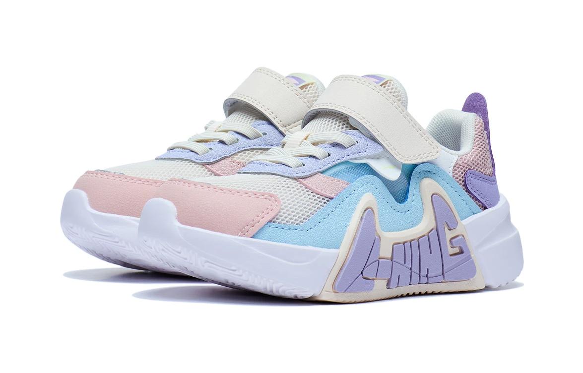 Lookbook (Preschool) Li-Ning LN 90 'Grey Pink Blue' YKNT054-4