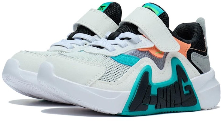 (Preschool) Li-Ning LN 90 'Summer White Blue' YKNT054-1 Lookbook (Preschool) Li-Ning LN 90 'Summer White Blue' YKNT054-1