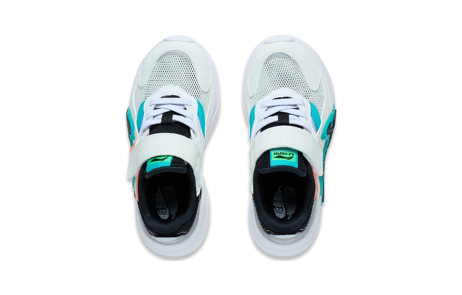 Shop (Preschool) Li-Ning LN 90 'Summer White Blue' YKNT054-1