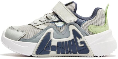 (Preschool) Li-Ning LN 90 FLY V3 'Grey Blue' YKNU032-5 (Preschool) Li-Ning LN 90 FLY V3 'Grey Blue' YKNU032-5