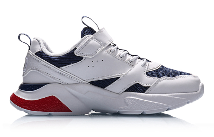 Order (PS) Li-Ning Lage Sneakers ''Wit Blauw'' YKCQ008-1