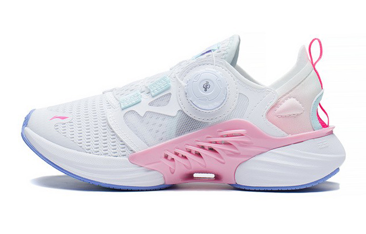 (Preschool) Li-Ning Low-Top 'White Pink' 'Cang Lan' YKFS022-4