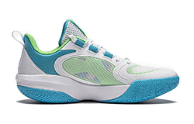 (PS) Li-Ning Low-Top Basketball 'White Blue' 圖 2