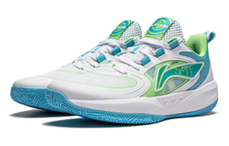(PS) Li-Ning Low-Top Basketball 'White Blue' 圖 3