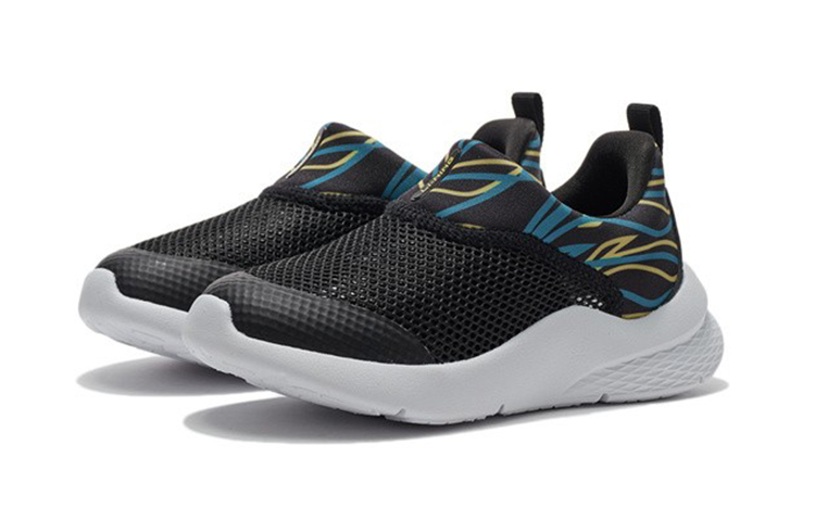 Lookbook (Preschool) Li-Ning Low-Top Lightweight Casual 'Black' YKNS054-3