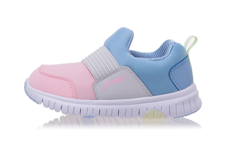 (Preschool) Li-Ning Low-Top Sneaker 'Pink Blue Grey' YKNR106-2