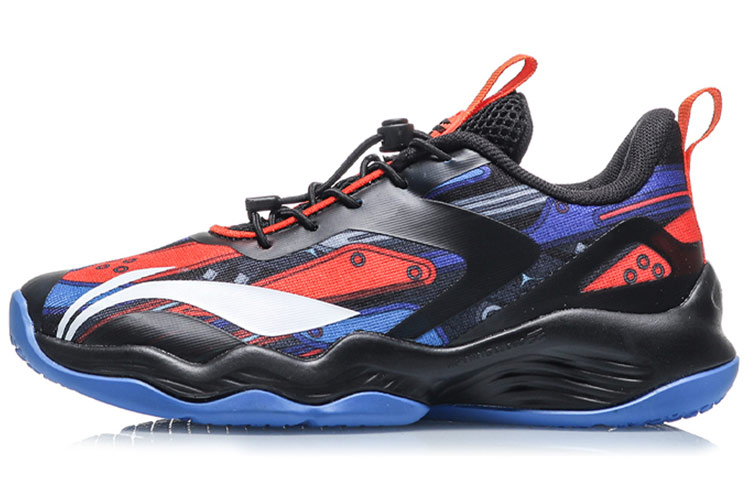 (Preschool) Li-Ning Low 'Black Blue Orange' YKBQ014-5