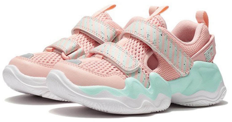 (Preschool) Li-Ning Low 'Pink Green Reflective' YKNS048-2 Lookbook (Preschool) Li-Ning Low 'Pink Green Reflective' YKNS048-2