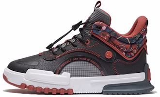 (Preschool) Li-Ning Mid-Top 'Black Casual Comfort' YKCS012-3 (Preschool) Li-Ning Mid-Top 'Black Casual Comfort' YKCS012-3