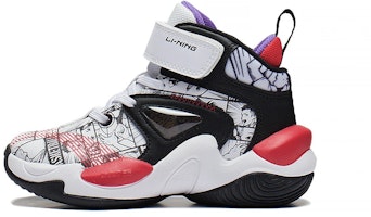 (Preschool) Li-Ning Mid-Top 'Black White' YKNS138-5 (Preschool) Li-Ning Mid-Top 'Black White' YKNS138-5