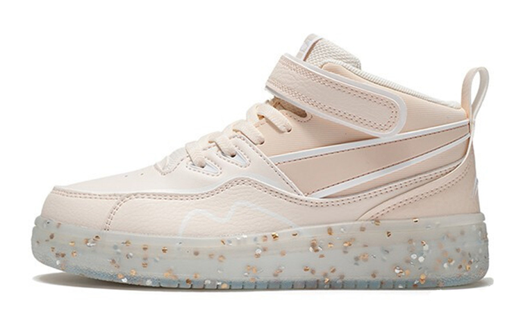 (Preschool) Li-Ning Mid-Top 'Pink Apricot' YKCS020-2