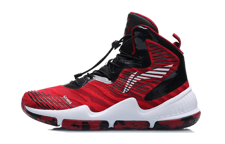 (Preschool) Li-Ning Mid-Top Basketball 'Red' YKBP006-11