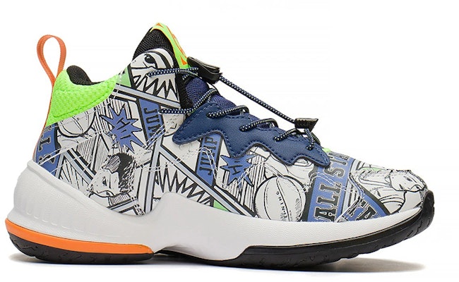(Preschool) Li-Ning Mid-Top Basketball 'White Blue' YKBS088-5 Order (Preschool) Li-Ning Mid-Top Basketball 'White Blue' YKBS088-5