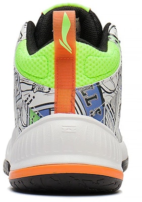(Preschool) Li-Ning Mid-Top Basketball 'White Blue' YKBS088-5 Details for (Preschool) Li-Ning Mid-Top Basketball 'White Blue' YKBS088-5