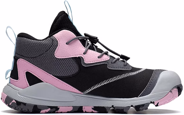 (Preschool) Li-Ning Mid-Top Outdoor Function Shoe 'Black Grey Pink' YKES010-4 Order (Preschool) Li-Ning Mid-Top Outdoor Function Shoe 'Black Grey Pink' YKES010-4
