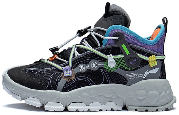 (Preschool) Li-Ning Mid 'Black Purple' YKES006-1 Buy (Preschool) Li-Ning Mid 'Black Purple' YKES006-1