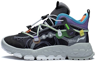 (Preschool) Li-Ning Mid 'Black Purple' YKES006-1 (Preschool) Li-Ning Mid 'Black Purple' YKES006-1