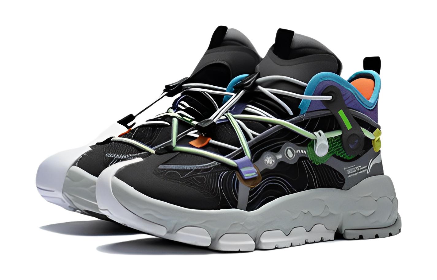 Lookbook (PS) Li-Ning Mid 'Hitam Ungu' YKES006-1