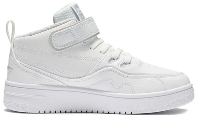 (Preschool) Li-Ning Mid Top 'White Bounce' YKCS020-1 Order (Preschool) Li-Ning Mid Top 'White Bounce' YKCS020-1