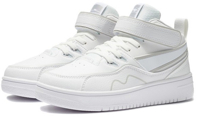 (Preschool) Li-Ning Mid Top 'White Bounce' YKCS020-1 Lookbook (Preschool) Li-Ning Mid Top 'White Bounce' YKCS020-1