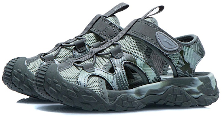 (PS) Sandal Outdoor Li-Ning 'Camo Green' YKKR012-7 Lookbook (PS) Sandal Outdoor Li-Ning 'Camo Green' YKKR012-7