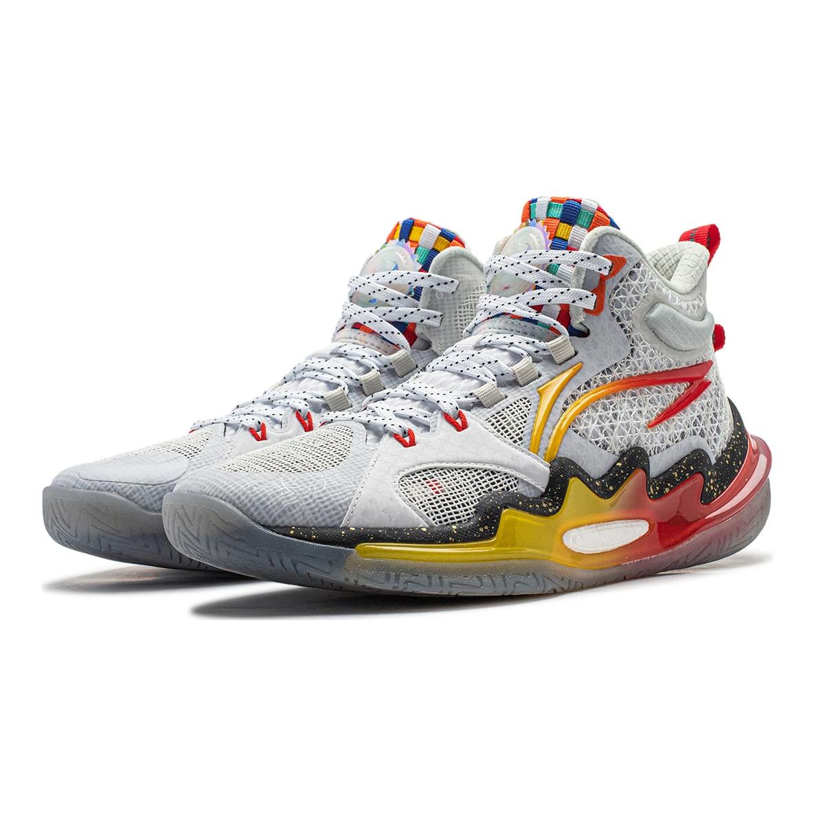 Lookbook (PS) Li-Ning Pioneer Spirit Primary 3.0 Rendah 'Putih Merah' YKBU036-1