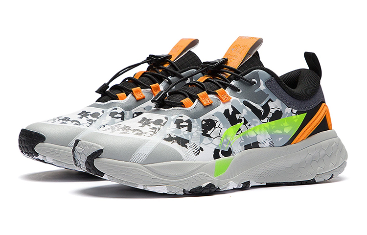 Lookbook (Preschool) Li-Ning Pro 'Grey Black' YKFS068-11