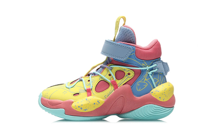 (Preschool) Li-Ning Raid 6 Mid 'Light Yellow' YKNR034-5