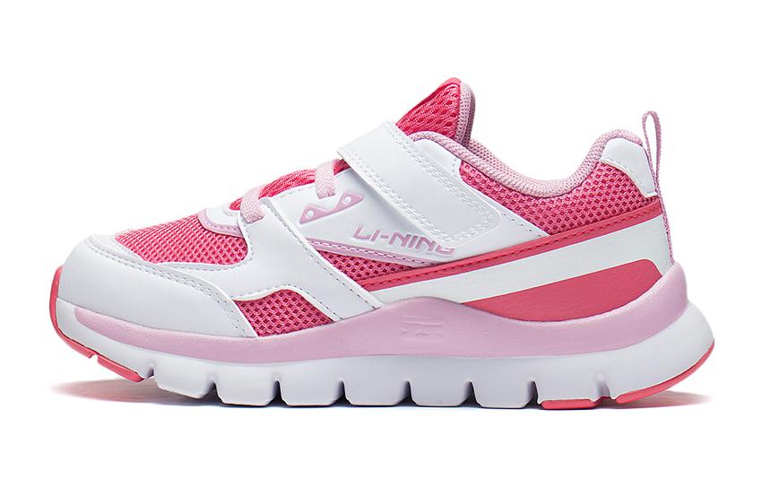 (Preschool) Li-Ning Running 'Pink White' YKAQ018-66