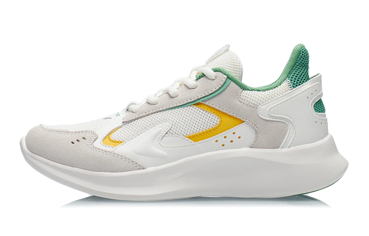 Buy (PS) Li-Ning Running Low 'Blanco Verde Amarillo' YKCR210-1