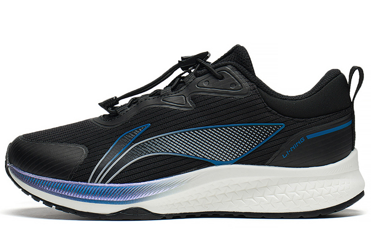 (PS) Li-Ning Running Series Low 'Black' 'Letter Bounce'