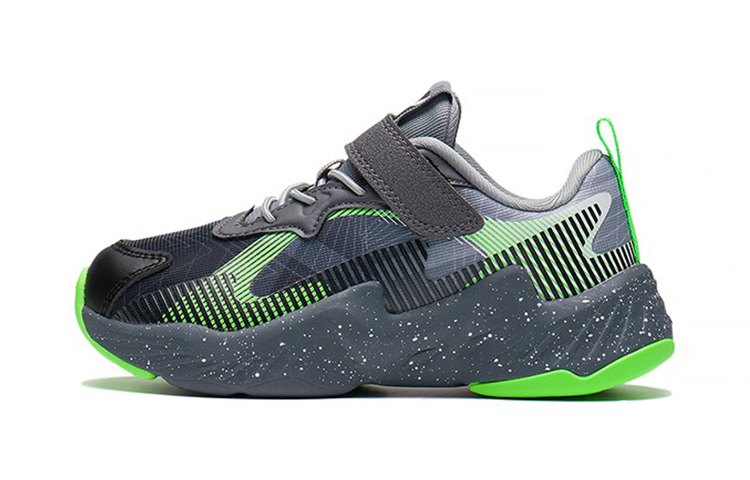(PS) Li-Ning Running Shoe 'Black Grey Green'