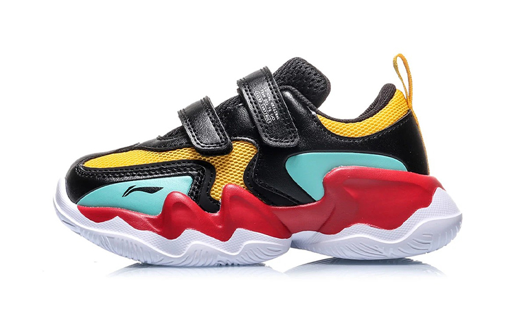 (Preschool) Li-Ning Running Shoe 'Black Yellow Low' YKAQ026-5