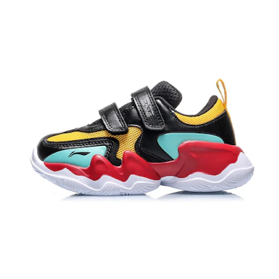 (PS) Li-Ning Running Shoe 'Black Yellow Low'